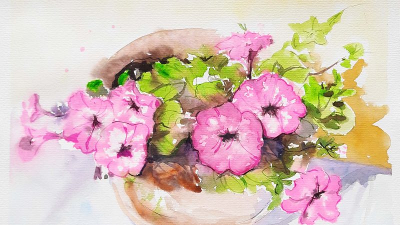blumen_aquarelle_watercolour_kaizhou